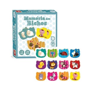 Jogo Memória dos Bichos - Brincadeira de Criança