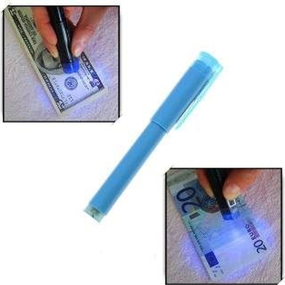 Caneta Testador De Dinheiro Nota Falsa Money Teste Detector