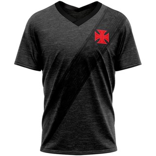 Camiseta Vasco Graphite Lançamento Masculina