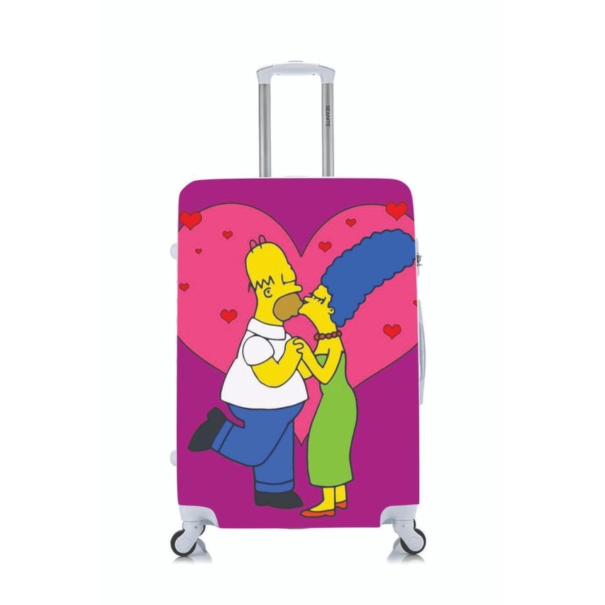 Capa Protetora Para Mala Viagem Personalizada Pequena Home e Marge