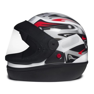 Capacete Moto SanMarino Viseira C/Abertura Lateral Branco 60 em Oferta na Shopee