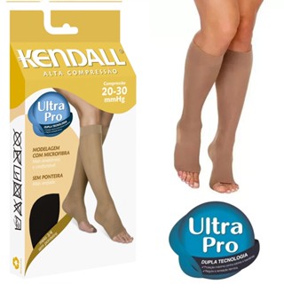 Meia de Alta Compressão Kendall 3/4 Pós Cirúrgico/Varizes PT