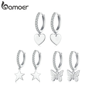 Bamoer Estrela Simples E Brincos Borboleta Jóias De Moda Para Mulheres YIE234 em Oferta na Shopee