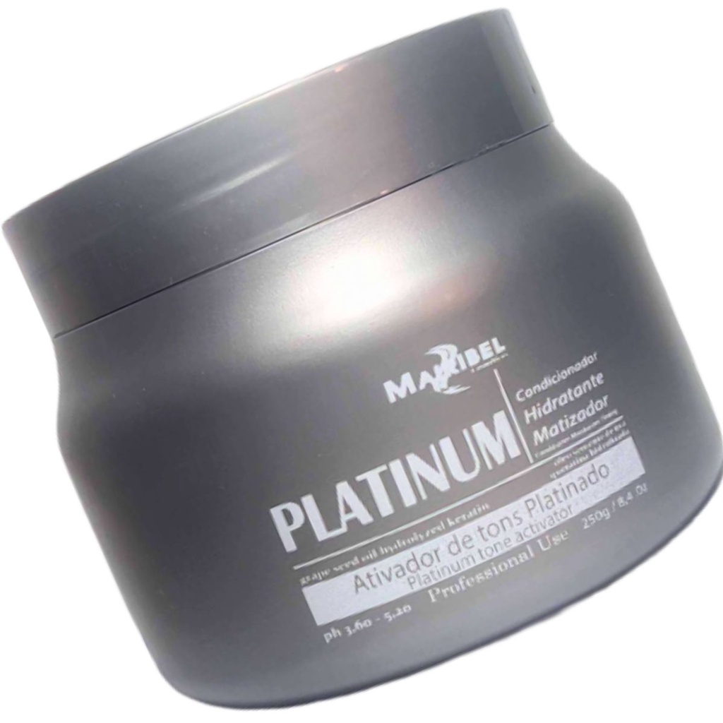 Condicionador Matizador Ativador Tons Platinum 250g Mairibel