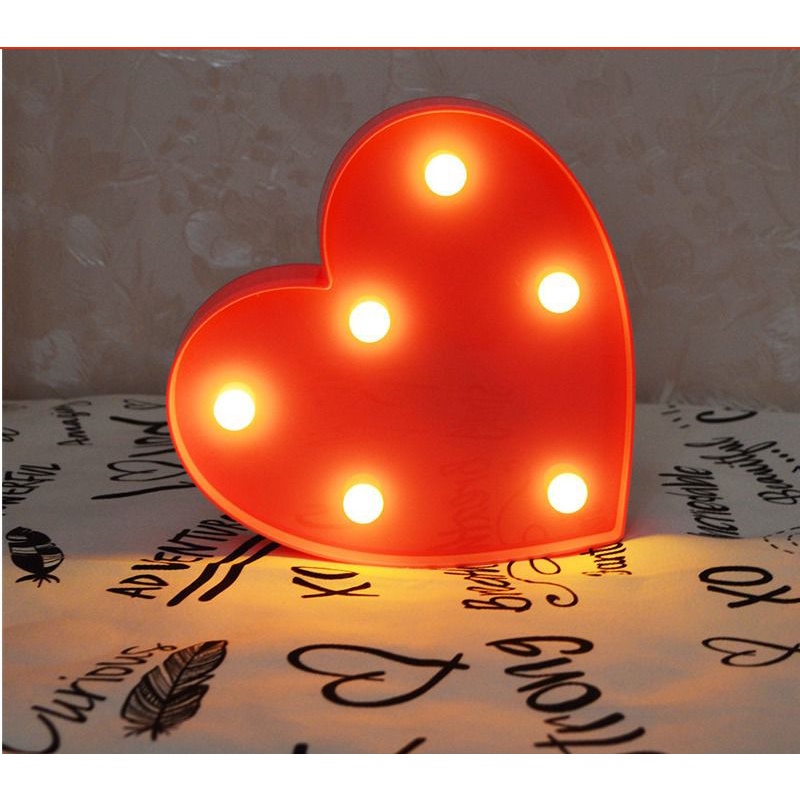 Luminária LED - Coração - Vermelho - 01 unidade - Artlille - Rizzo Distribuidora - Home & Living