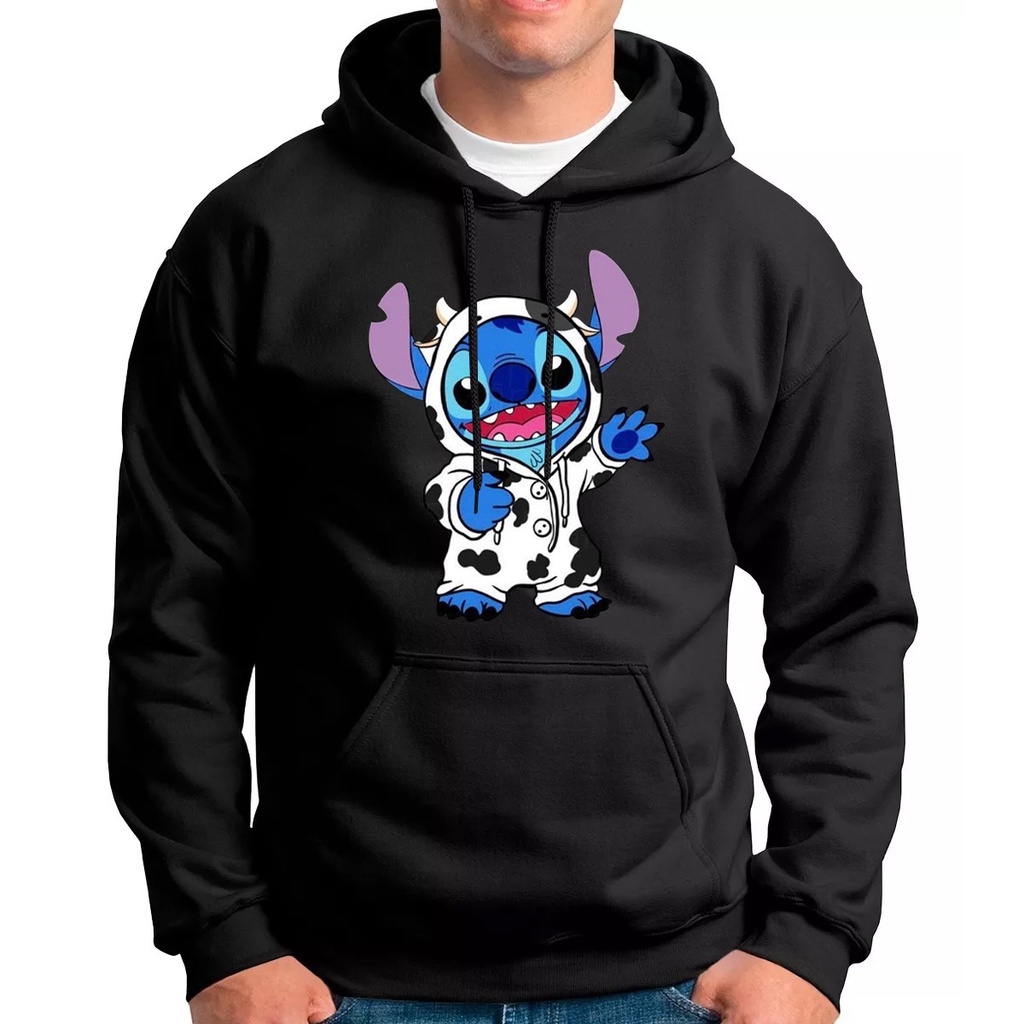 Moletom Canguru Lilo & Stitch com Bolso e Capuz number 1 DESTYLE MS MODAS