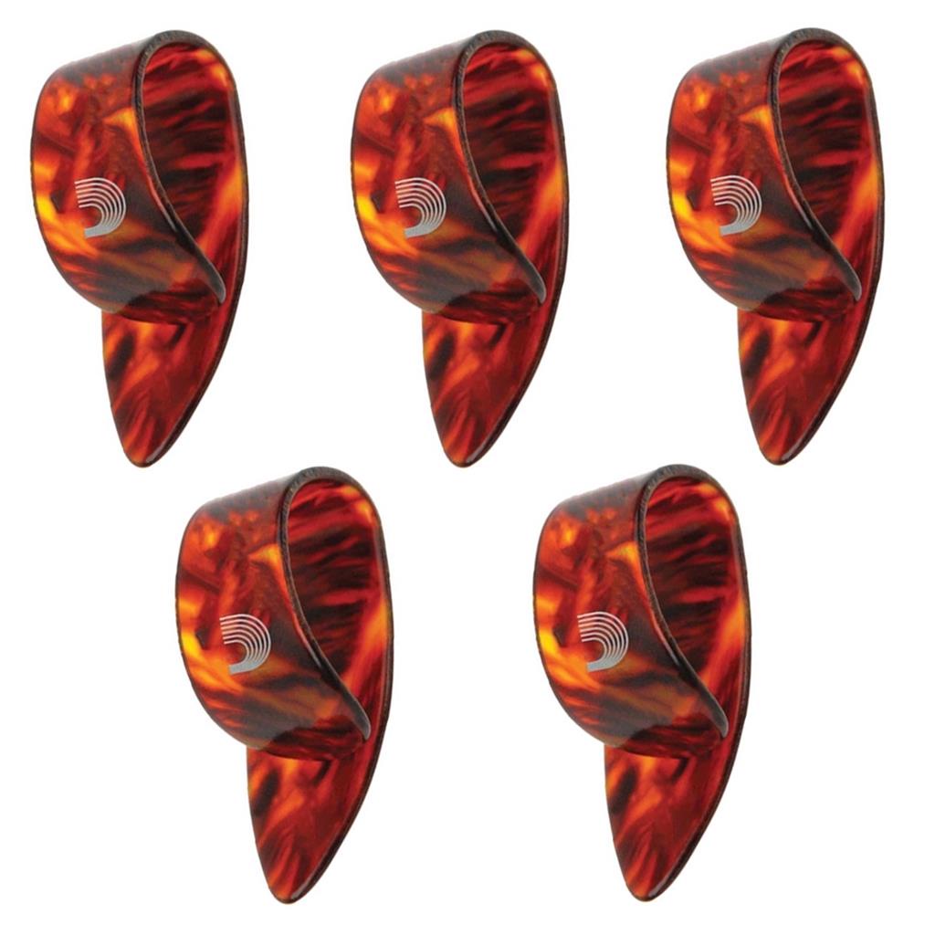 Kit Com 05 Dedeiras Celuloide Daddario Para Viola Grande Celuloide
