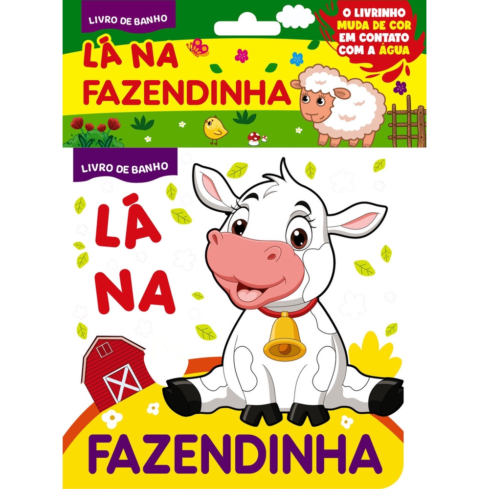 Lá na Fazendinha Livro de Banho