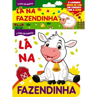 Lá na Fazendinha Livro de Banho em Oferta na Shopee