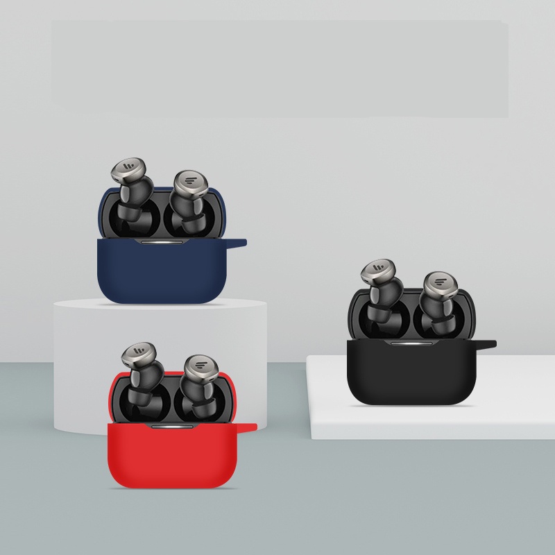 Edifier 【 Stock Ready 】 Solid Cor Para O Edificador W240TN Capa De Silicone Macia Protetora Fone De Ouvido Com Chaveiro