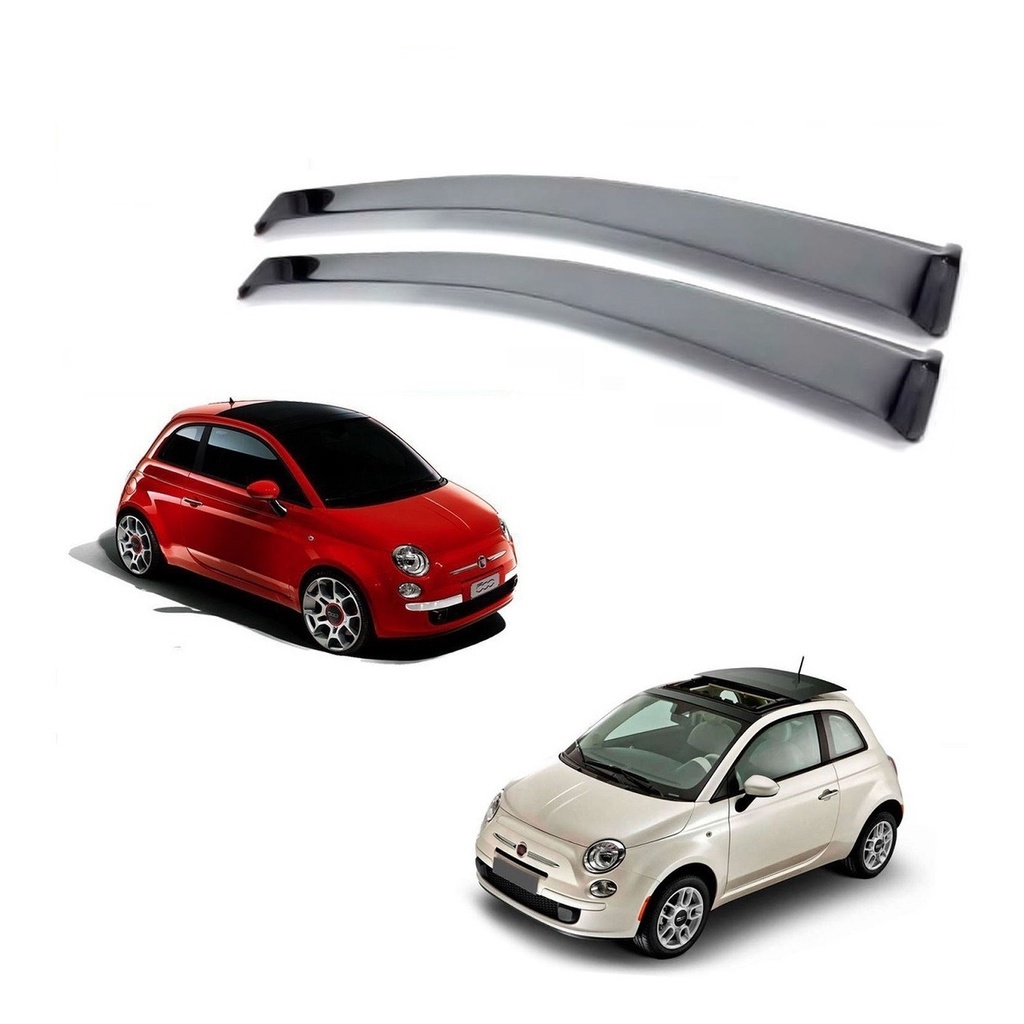 Calha De Chuva Defletor Fiat Fiat 500 2017 A 2017 2 Portas Fume Tiger FT9924