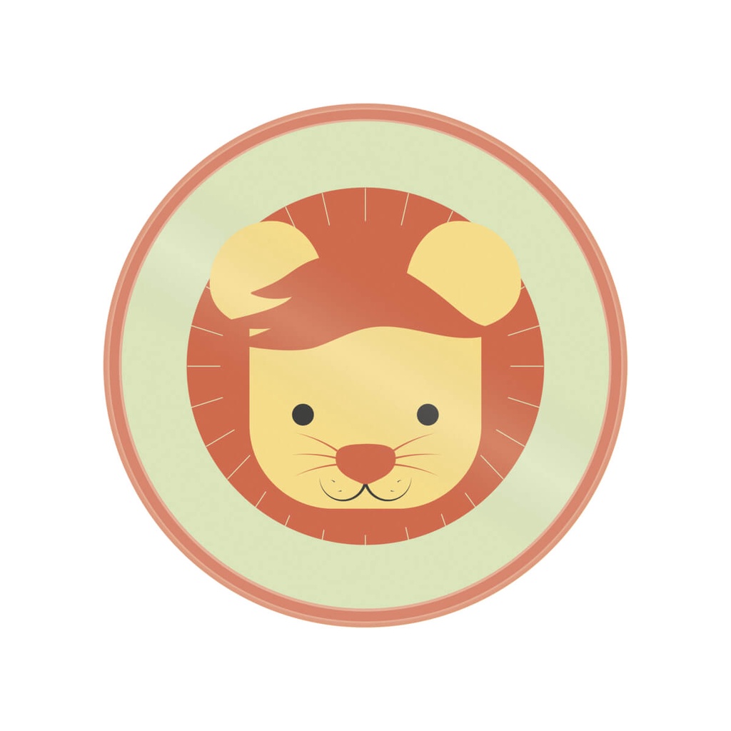 Prato Infantil Tramontina Baby Friends em Polipropileno Laranja - 23776130 em Oferta na Shopee