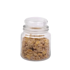 Pote de vidro redondo com tampa hermética 500ml - Mozcada