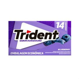 Chiclete Trident Blueberry C/14Unid 25,2g