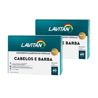 Multivitamínico Lavitan Cabelos E Barbas Homem 2 Caixas