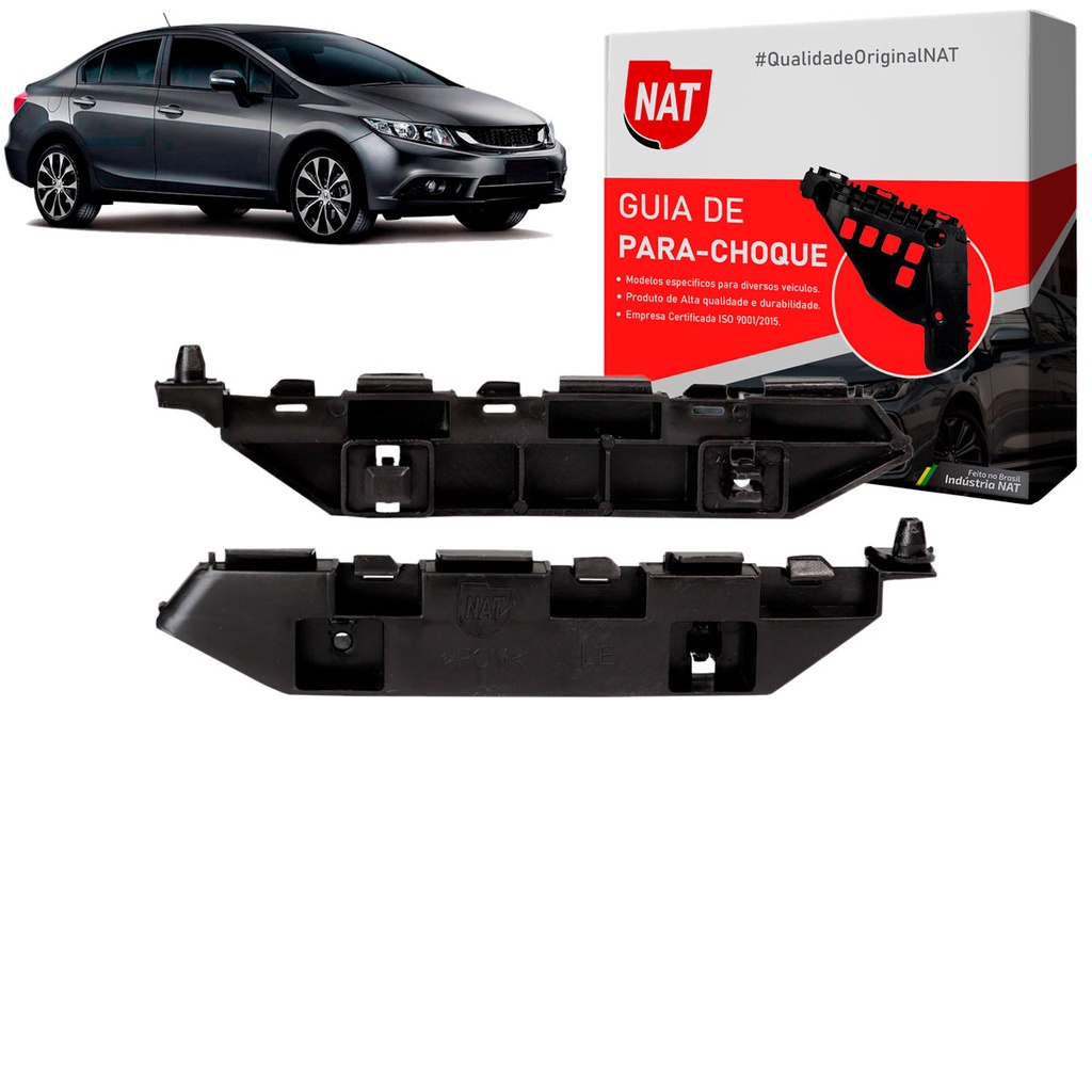 Suporte Guia Parachoque Honda Civic 2012 Até 2016 Dianteiro em Oferta na Shopee