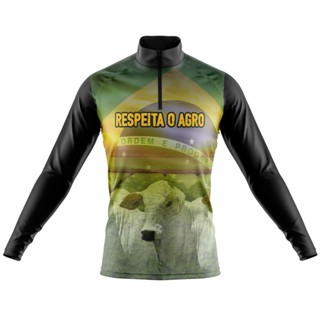Camisa Manga Longa Proteção UV Galera do Agro Pra Roça