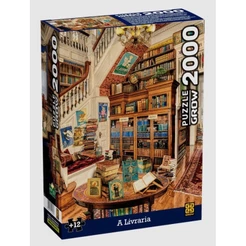 Quebra Cabeça A Livraria 2000 Peças - Grow