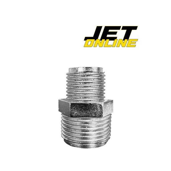 Niple Metal 3/4" X 1/2"  - Nipel Metal Cromado