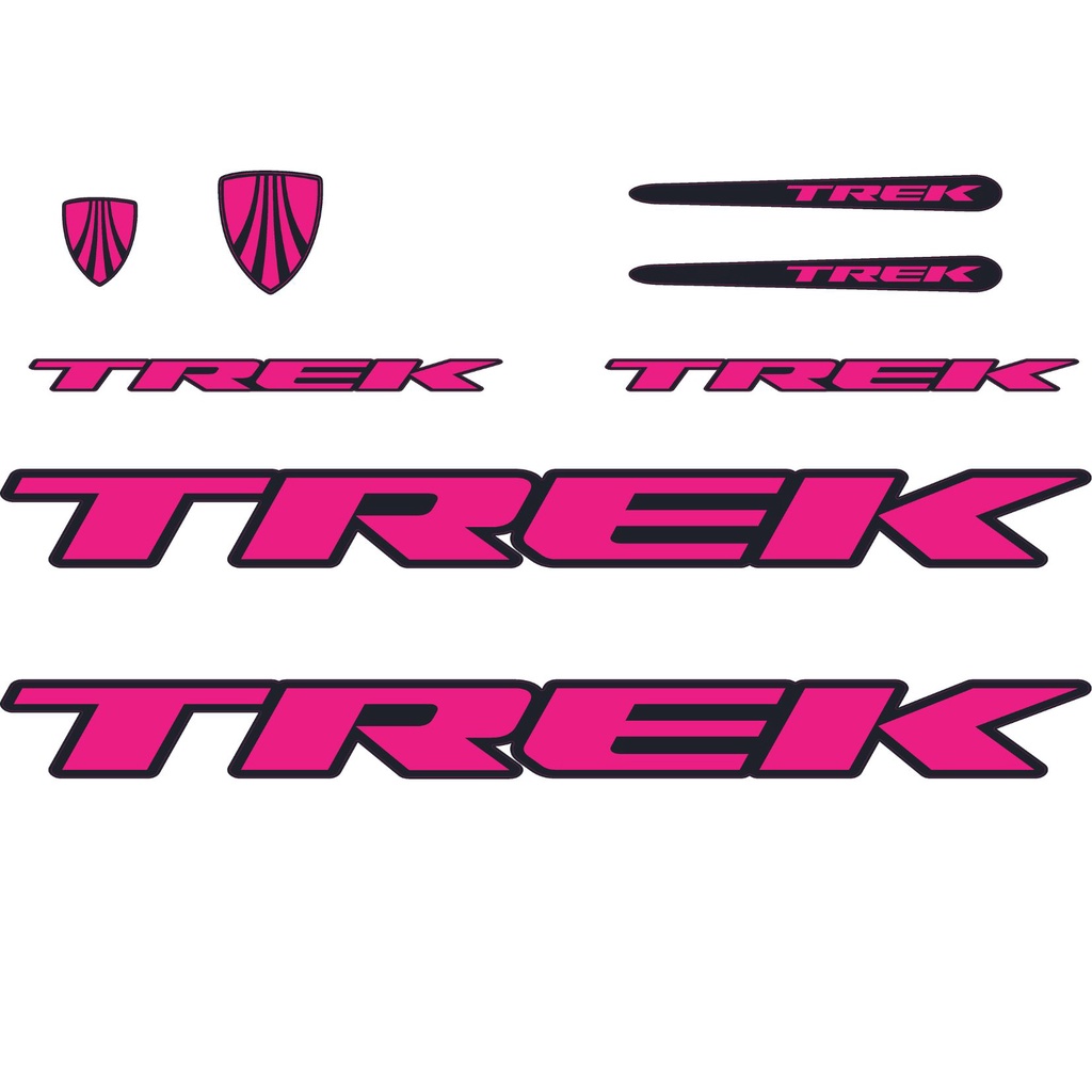 Adesivo decorativo quadro Bicicleta Trek Mountain Bike Rosa