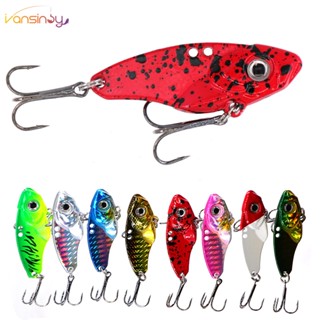 Colher de Pesca Spinner Spoon Blade VIB Crankbait para Bass Água Doce e Salgada Longa em Oferta na Shopee