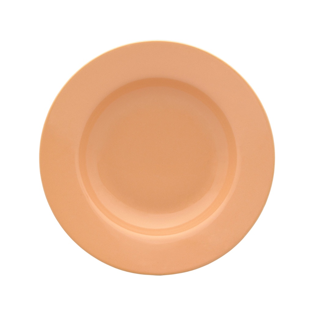 Prato Fundo Flamingo Peach 23,5cm Oxford Porcelanas Laranja