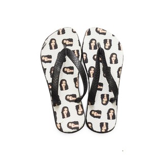 Chinelo Personalizado Unissex - Customize Chinelos com Suas Fotos - Chinelo Masculino e Feminino Customizável - Branco