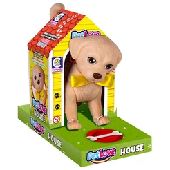 Brinquedo Cachorrinho Pet Love House Cor Creme