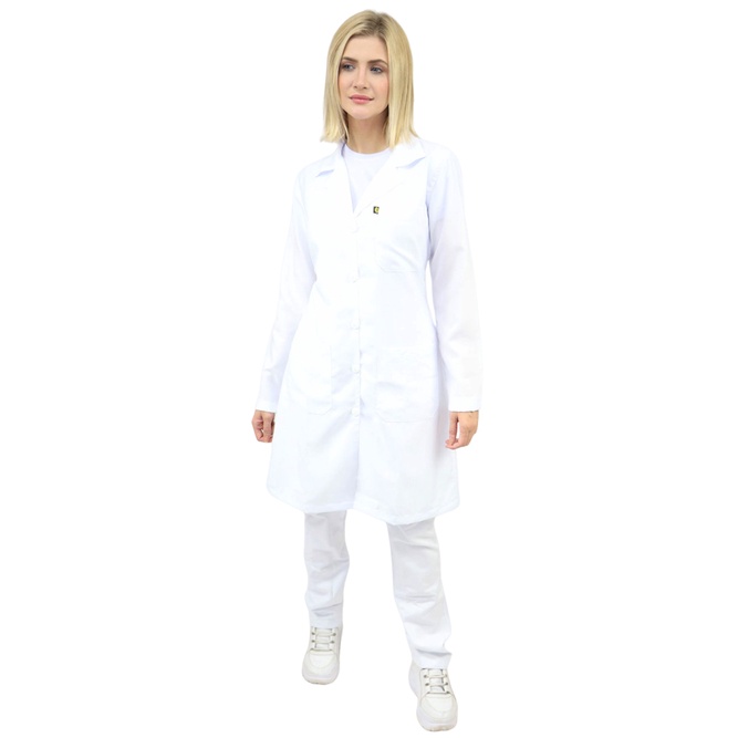 Jaleco Feminino - Jaleco Biomedicina - Jaleco Enfermagem