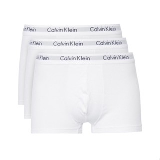 Kit Cueca Boxer Calvin Klein Trunk Branca- 3 Peças