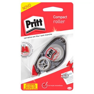 Corretivo em fita Pritt Compact Roller 4,2mmx10m 2160399 Henkel em Oferta na Shopee