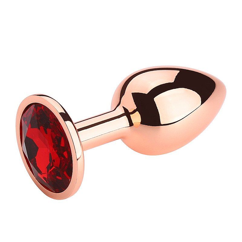 Plug Anal Rose em Aço Inoxidável Diversos Tamanhos Cor Rose