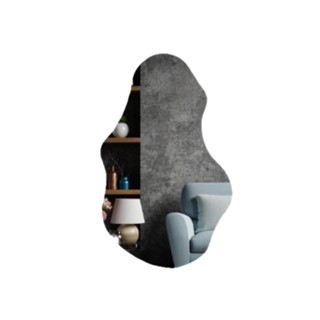 Espelho Grande Decorativo Orgânico - ORG 05 90x60 - Borda Lapidada - Não distorce a imagem