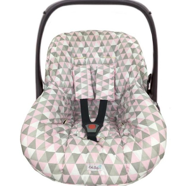 capa para bebê conforto com protetor de cinto 70cm x 50cm varias estampas