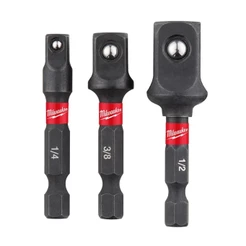 Adaptador P/soquete 1/4" X 50mm (1/4"-3/8"-1/2") - 48-32-5033 Milwaukee