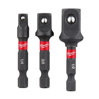 Adaptador P/soquete 1/4" X 50mm (1/4"-3/8"-1/2") - 48-32-5033 Milwaukee