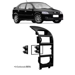 Moldura De Painel 2 Din Chevrolet Astra 1998 até 2012 Ar Condicionado Digital