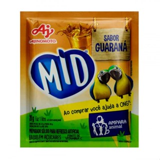 Refresco em Pó Guaraná Mid 20 g