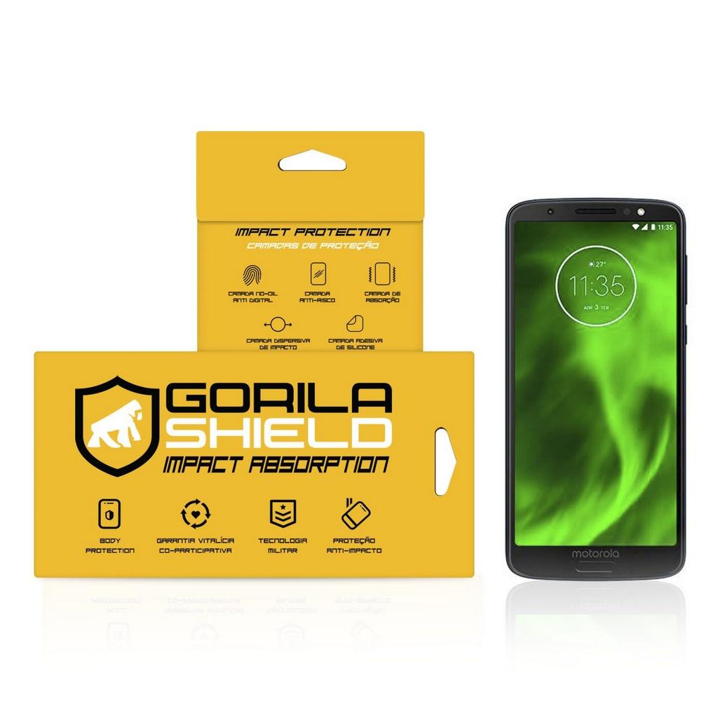 Película Nano Gel Dupla para Motorola Moto G6 – Gorila Shield (Cobre Toda Tela) em Oferta na Shopee
