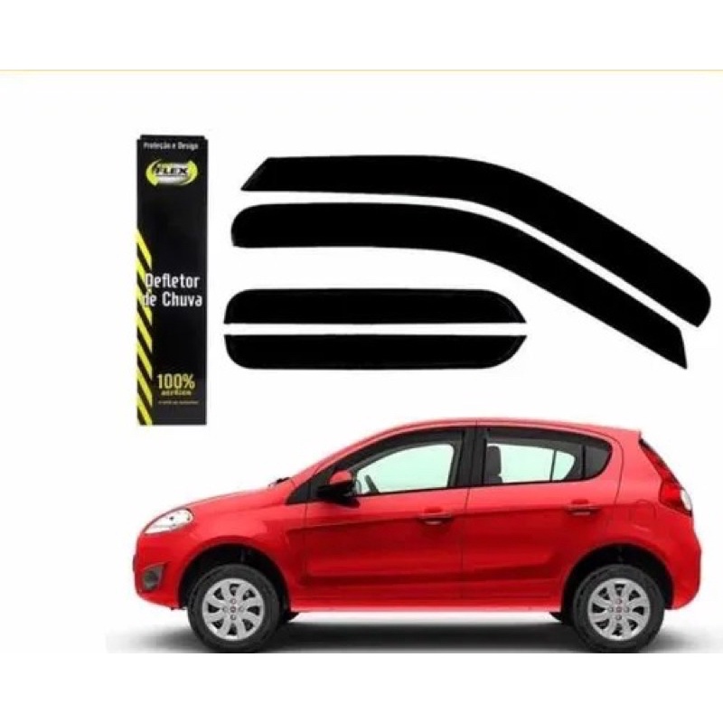 Calha De Chuva Defletor 4 Portas Modelo Novo Palio 2012 Ate 2021 50002A