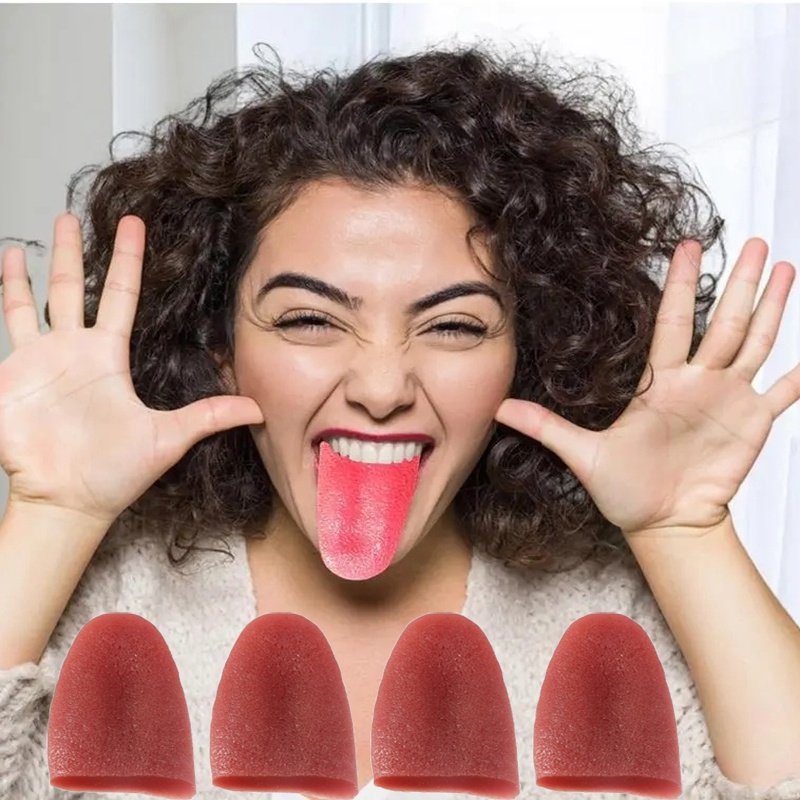 Brinquedo De Truque De Língua Falsa Extensível/Simulado De Desempenho Mágico/Brinquedos Portáteis Para Decoração De Férias/Artificial De Halloween em Oferta na Shopee