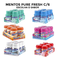 Goma de Mascar Chiclete Mentos Pure Fresh c/6 Escolha o Sabor - Perfetti