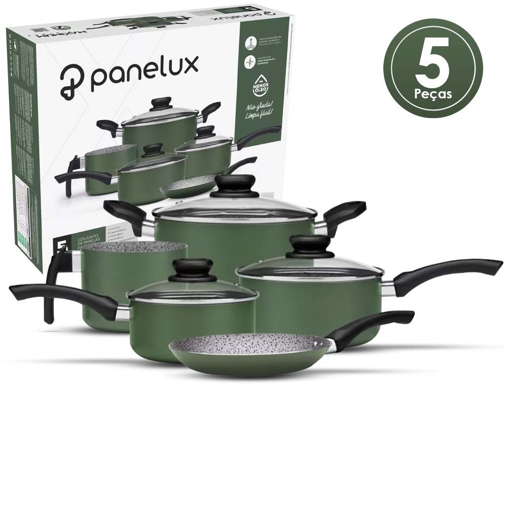 JOGO DE PANELAS MAXIMUM 5PC - Home & Living