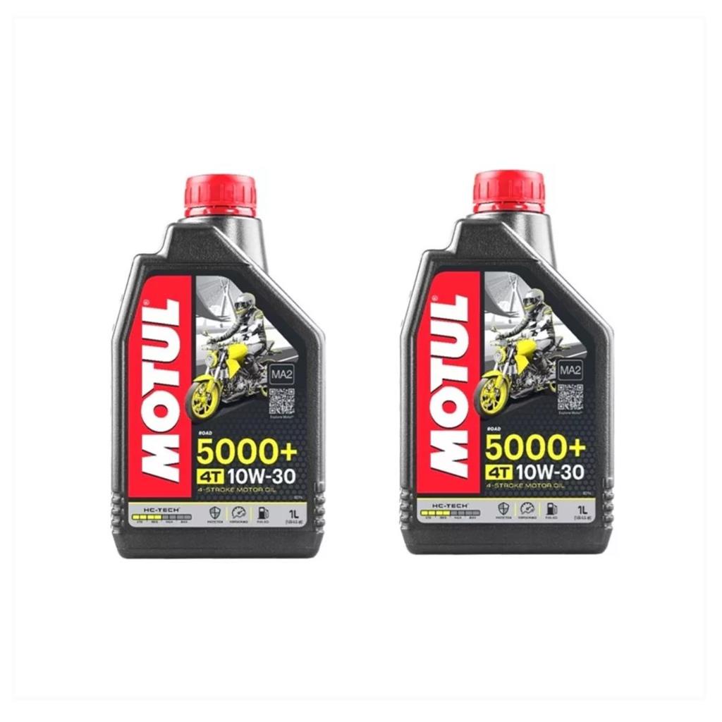 Kit Oleo Lubrificante Motul 5000+ 4t 10w30 C/ 2 Litros em Oferta na Shopee