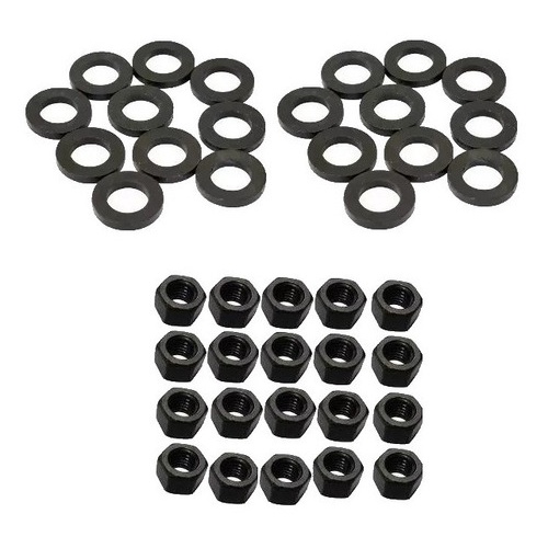 Kit Arruela E Porca 8 Mm Prisioneiro Cabecote Kombi Fusca