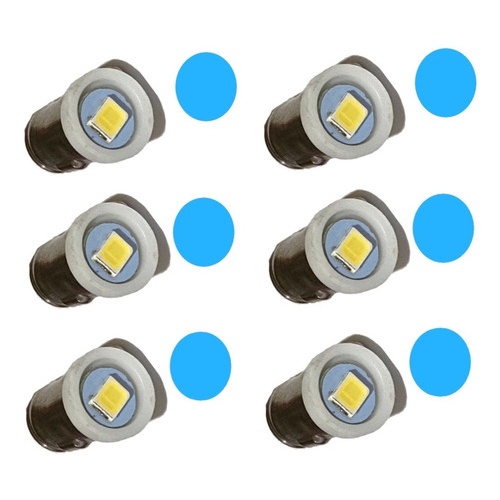 Kit 6 Lampada ( 75 ) Led Azul Soquete Latao Painel Fusca em Oferta na Shopee