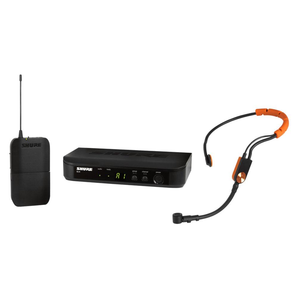 Microfone Headset Sem Fio Shure BLX14/SM31 - Audio