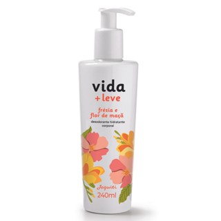 Desodorante Hidratante Corporal Vida + Leve Frésia E Flor De Maçã, 240 ml Jequiti
