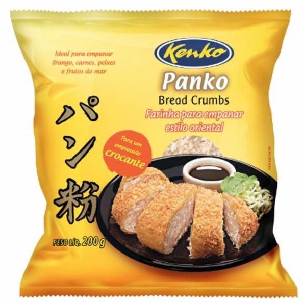 Farinha Flocada para Empanar Panko 200G Kenko