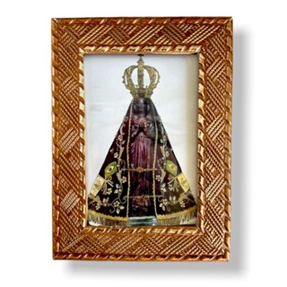 Quadro Nossa Senhora Aparecida Decorativo com Vidro 20x15 em Oferta na Shopee